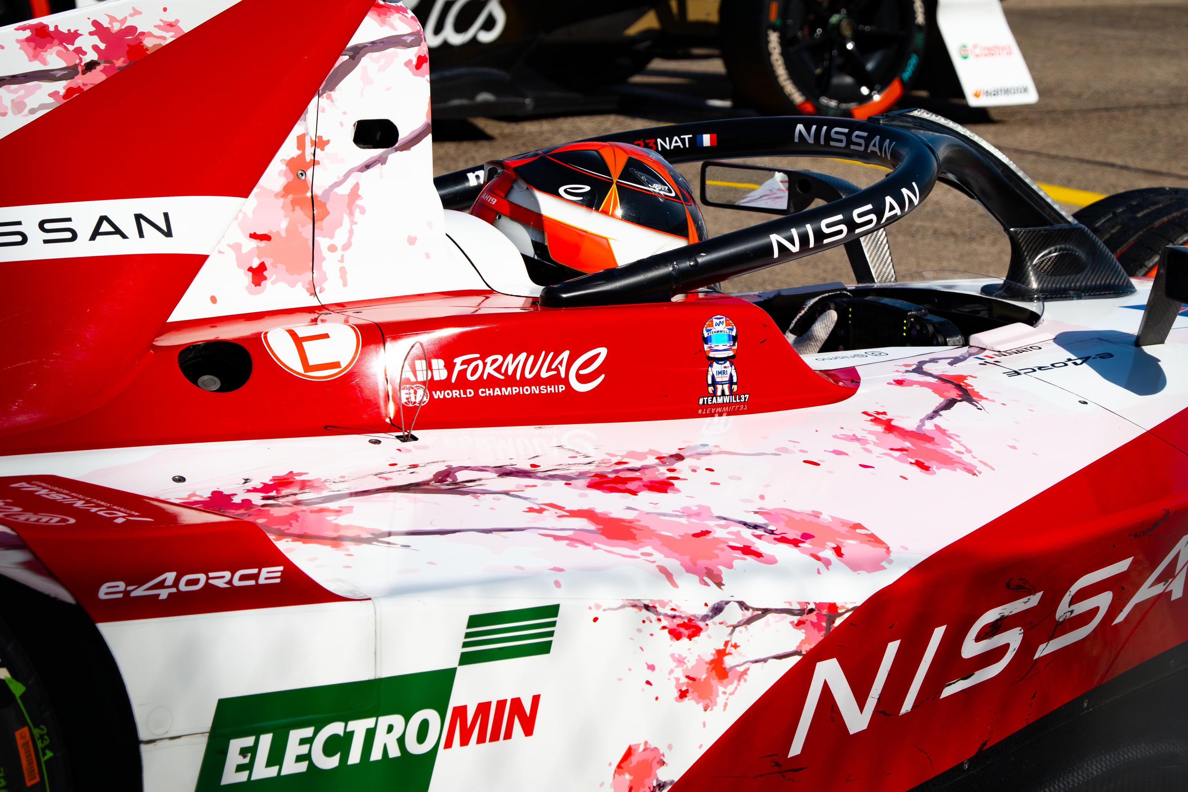 Oliver Rowland Formula E Nissan Sporting #TEAMWILL37 sticker